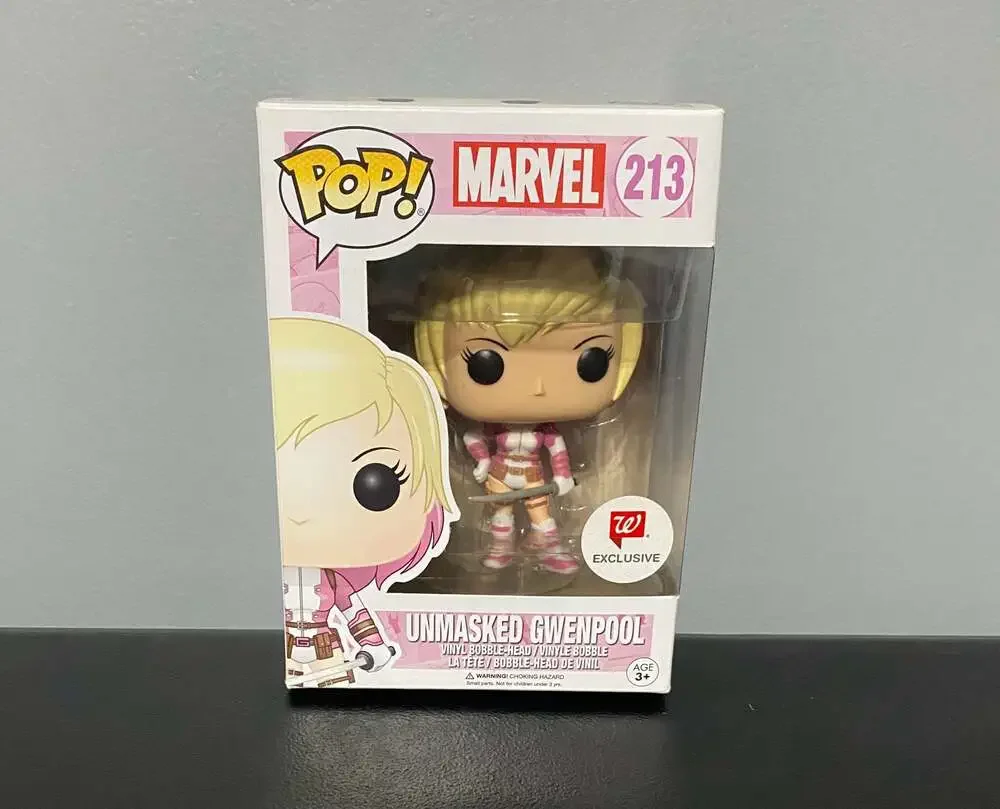 Funko Pop! Marvel Unmasked Gwenpool #213 Walgreens Exclusive - Picture 1 of 6